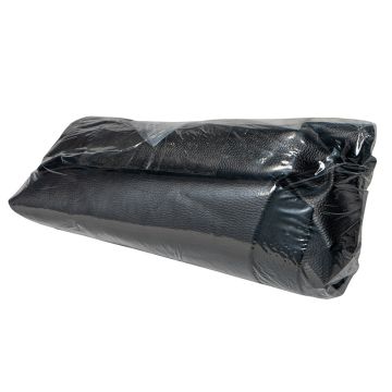 Assorted Pebbled Black Leather Scrap, 5 lbs